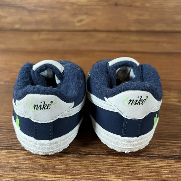 Nike Air Force 1 Blue Crib Booties Size 4C Shoes - Picture 4 of 9